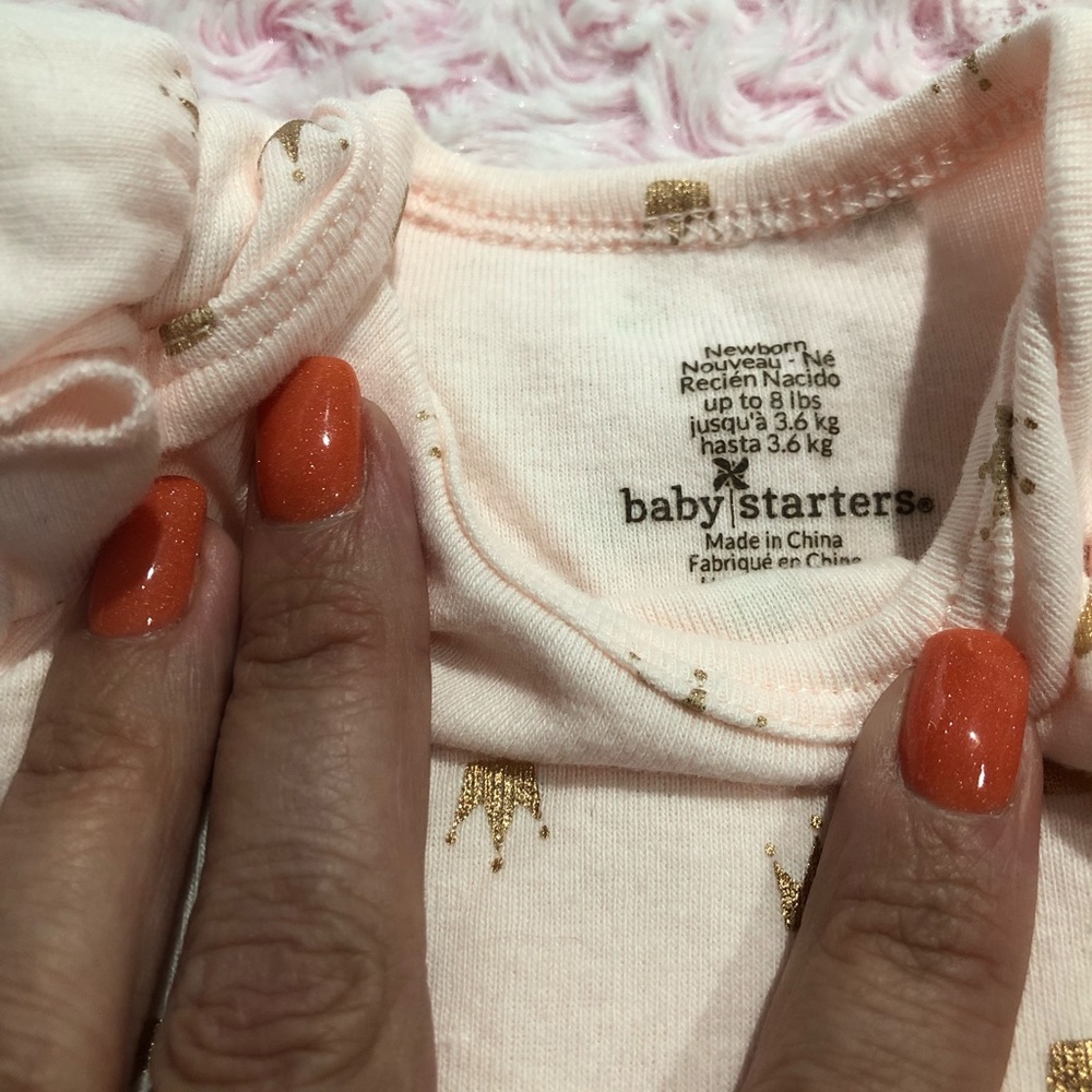 baby starters princess onesie never worn